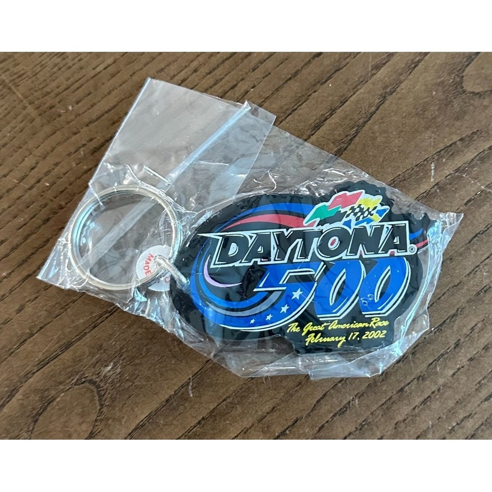 Daytona 500 Keychain Dated February 17 2002 NASCAR‎ Auto Racing FL Vintage